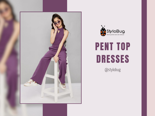 Trendy Picks for Kids: Maroon Kurti Sets and Pent Top Dresses at Stylobug