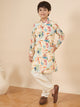 Boys Full Length All over Print Kurta Set - Multi